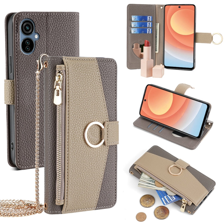 Crossbody Litchi Texture Leather Phone Case, For Tecno Pova Curve 2 5G, For Tecno Camon 50 Pro 4G, For Tecno Camon 50 4G, For Tecno Pova Slim 5G, For Tecno Pova 7 Pro, For Tecno Pova 7 5G, For Tecno Spark 40 Pro+ 4G, For Tecno Spark 40 Pro 4G          ...