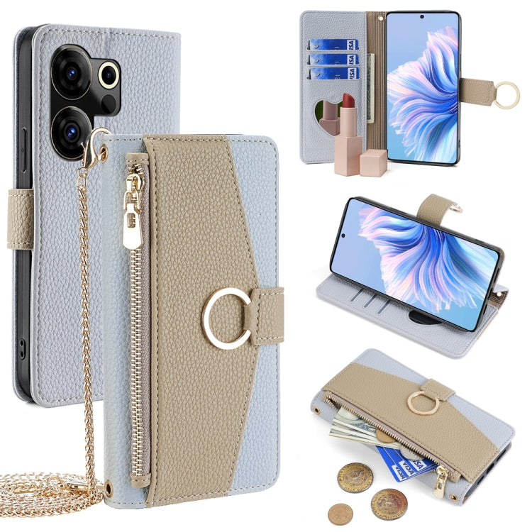 Crossbody Litchi Texture Leather Phone Case, For Tecno Pova Curve 2 5G, For Tecno Camon 50 Pro 4G, For Tecno Camon 50 4G, For Tecno Pova Slim 5G, For Tecno Pova 7 Pro, For Tecno Pova 7 5G, For Tecno Spark 40 Pro+ 4G, For Tecno Spark 40 Pro 4G          ...