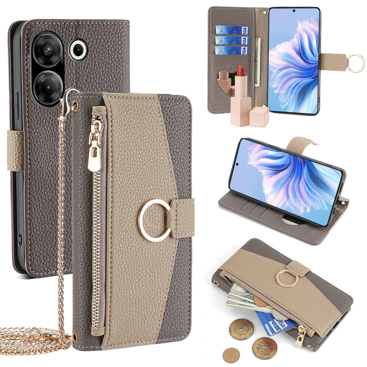 Crossbody Litchi Texture Leather Phone Case, For Tecno Pova Curve 2 5G, For Tecno Camon 50 Pro 4G, For Tecno Camon 50 4G, For Tecno Pova Slim 5G, For Tecno Pova 7 Pro, For Tecno Pova 7 5G, For Tecno Spark 40 Pro+ 4G, For Tecno Spark 40 Pro 4G          ...