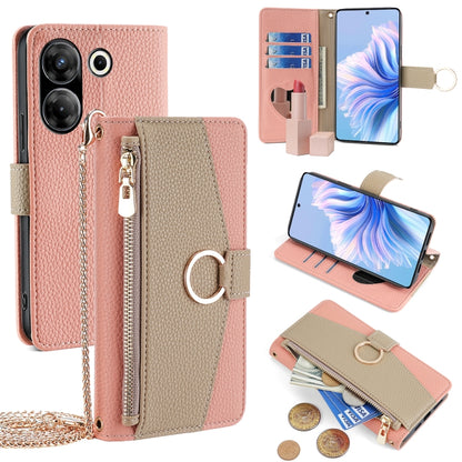 Crossbody Litchi Texture Leather Phone Case, For Tecno Pova Curve 2 5G, For Tecno Camon 50 Pro 4G, For Tecno Camon 50 4G, For Tecno Pova Slim 5G, For Tecno Pova 7 Pro, For Tecno Pova 7 5G, For Tecno Spark 40 Pro+ 4G, For Tecno Spark 40 Pro 4G          ...