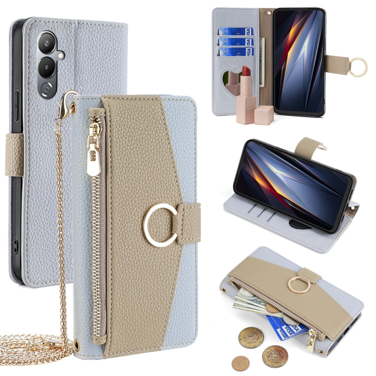 Crossbody Litchi Texture Leather Phone Case, For Tecno Pova Curve 2 5G, For Tecno Camon 50 Pro 4G, For Tecno Camon 50 4G, For Tecno Pova Slim 5G, For Tecno Pova 7 Pro, For Tecno Pova 7 5G, For Tecno Spark 40 Pro+ 4G, For Tecno Spark 40 Pro 4G          ...