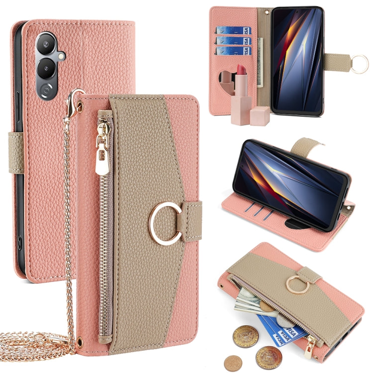 Crossbody Litchi Texture Leather Phone Case, For Tecno Pova Curve 2 5G, For Tecno Camon 50 Pro 4G, For Tecno Camon 50 4G, For Tecno Pova Slim 5G, For Tecno Pova 7 Pro, For Tecno Pova 7 5G, For Tecno Spark 40 Pro+ 4G, For Tecno Spark 40 Pro 4G          ...