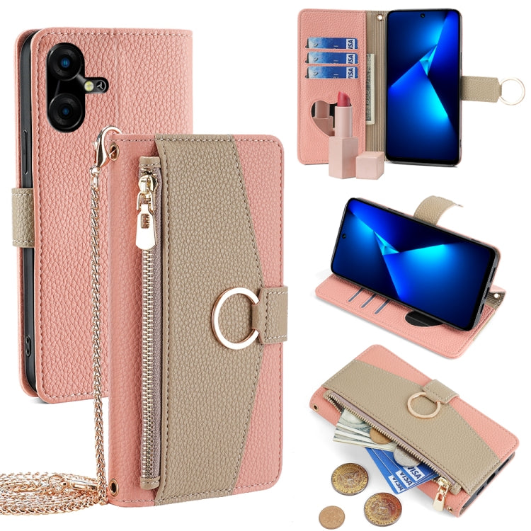 Crossbody Litchi Texture Leather Phone Case, For Tecno Pova Curve 2 5G, For Tecno Camon 50 Pro 4G, For Tecno Camon 50 4G, For Tecno Pova Slim 5G, For Tecno Pova 7 Pro, For Tecno Pova 7 5G, For Tecno Spark 40 Pro+ 4G, For Tecno Spark 40 Pro 4G          ...