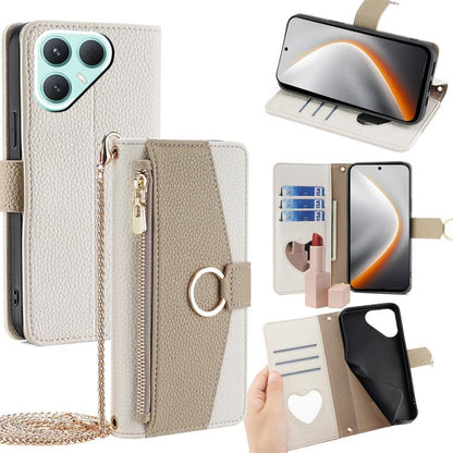 Crossbody Litchi Texture Leather Phone Case, For Tecno Pova Curve 2 5G, For Tecno Camon 50 Pro 4G, For Tecno Camon 50 4G, For Tecno Pova Slim 5G, For Tecno Pova 7 Pro, For Tecno Pova 7 5G, For Tecno Spark 40 Pro+ 4G, For Tecno Spark 40 Pro 4G          ...