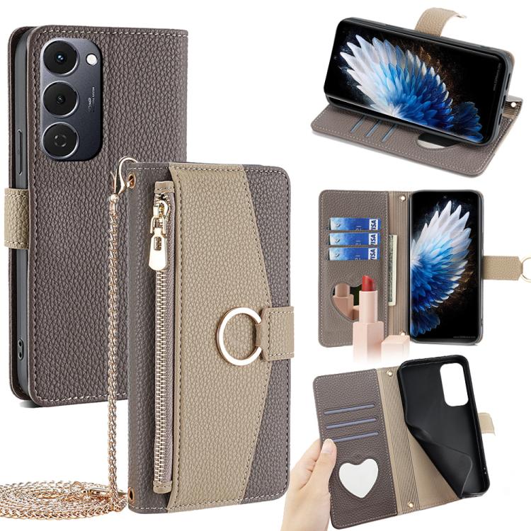 Crossbody Litchi Texture Leather Phone Case, For Tecno Pova Curve 2 5G, For Tecno Camon 50 Pro 4G, For Tecno Camon 50 4G, For Tecno Pova Slim 5G, For Tecno Pova 7 Pro, For Tecno Pova 7 5G, For Tecno Spark 40 Pro+ 4G, For Tecno Spark 40 Pro 4G          ...