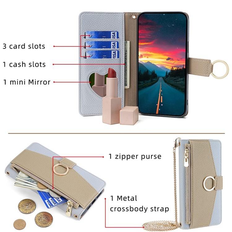 Crossbody Litchi Texture Leather Phone Case, For Tecno Pova Curve 2 5G, For Tecno Camon 50 Pro 4G, For Tecno Camon 50 4G, For Tecno Pova Slim 5G, For Tecno Pova 7 Pro, For Tecno Pova 7 5G, For Tecno Spark 40 Pro+ 4G, For Tecno Spark 40 Pro 4G          ...