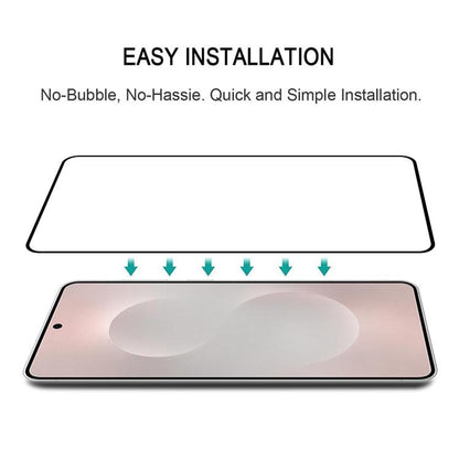 25pcs Full Glue Screen Tempered Glass Film, Support Fingerprint Unlocking, For Samsung Galaxy S25 Edge 5G, For Samsung Galaxy S25 5G, For Samsung Galaxy S25+ 5G, For Samsung Galaxy S25 Ultra 5G, For Samsung Galaxy S24 Ultra 5G, For Samsung Galaxy S24+ ...