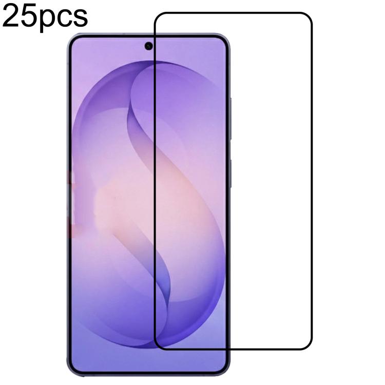 25pcs Full Glue Screen Tempered Glass Film, Support Fingerprint Unlocking, For Samsung Galaxy S26+ 5G, For Samsung Galaxy S26 Ultra 5G, For Samsung Galaxy S26 5G, For Samsung Galaxy S25 Edge 5G, For Samsung Galaxy S25 5G, For Samsung Galaxy S25+ 5G    ...