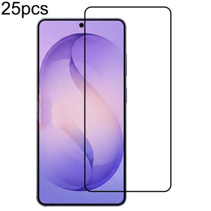 25pcs Full Glue Screen Tempered Glass Film, Support Fingerprint Unlocking, For Samsung Galaxy S26+ 5G, For Samsung Galaxy S26 Ultra 5G, For Samsung Galaxy S26 5G, For Samsung Galaxy S25 Edge 5G, For Samsung Galaxy S25 5G, For Samsung Galaxy S25+ 5G    ...