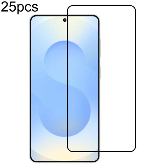 25pcs Full Glue Screen Tempered Glass Film, Support Fingerprint Unlocking, For Samsung Galaxy S26+ 5G, For Samsung Galaxy S26 Ultra 5G, For Samsung Galaxy S26 5G, For Samsung Galaxy S25 Edge 5G, For Samsung Galaxy S25 5G, For Samsung Galaxy S25+ 5G    ...