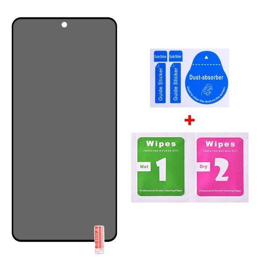 25pcs Full Cover Anti-peeping Tempered Glass Film,  Support Fingerprint Unlocking, For Samsung Galaxy S25 Edge 5G, For Samsung Galaxy S25 5G, For Samsung Galaxy S25+ 5G, For Samsung Galaxy S25 Ultra 5G, For Samsung Galaxy S24 Ultra 5G������������������...