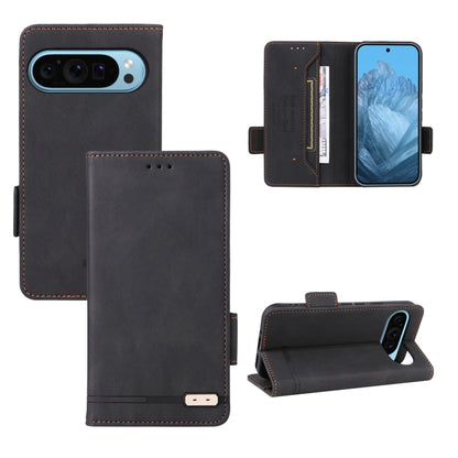 Magnetic Clasp Leather Phone Case, For Google Pixel 11 Pro XL 5G, For Google Pixel 11 Pro  / 11, For Google Pixel 10a, For Google Pixel 9a, For Google Pixel 9 Pro XL, For Google Pixel 8a