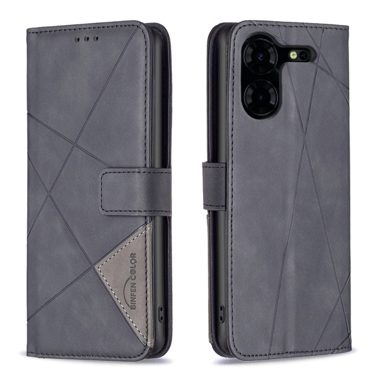 Magnetic Buckle Rhombus Texture Leather Phone Case, For Tecno Spark 30C, For Tecno Spark Go 1 / Pop 9, For Tecno Spark 20 Pro 5G, For Tecno Pova 6 Neo, For Tecno Pova 6/6 Pro 5G, For Tecno Camon 30 Premier 5G, For Tecno Spark 20 Pro                    ...