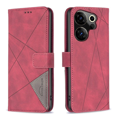 Magnetic Buckle Rhombus Texture Leather Phone Case, For Tecno Spark 30C, For Tecno Spark Go 1 / Pop 9, For Tecno Spark 20 Pro 5G, For Tecno Pova 6 Neo, For Tecno Pova 6/6 Pro 5G, For Tecno Camon 30 Premier 5G, For Tecno Spark 20 Pro                    ...
