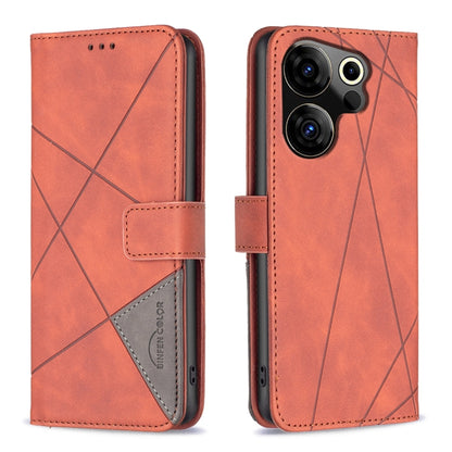 Magnetic Buckle Rhombus Texture Leather Phone Case, For Tecno Spark 30C, For Tecno Spark Go 1 / Pop 9, For Tecno Spark 20 Pro 5G, For Tecno Pova 6 Neo, For Tecno Pova 6/6 Pro 5G, For Tecno Camon 30 Premier 5G, For Tecno Spark 20 Pro                    ...