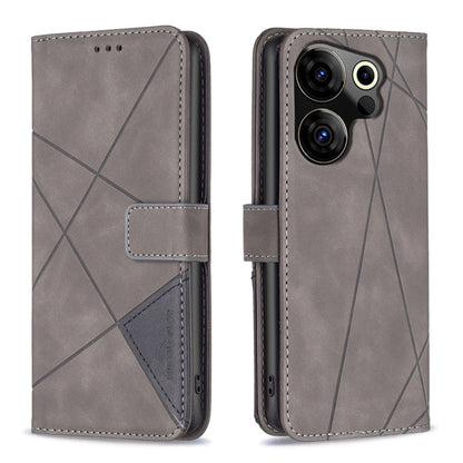 Magnetic Buckle Rhombus Texture Leather Phone Case, For Tecno Spark 30C, For Tecno Spark Go 1 / Pop 9, For Tecno Spark 20 Pro 5G, For Tecno Pova 6 Neo, For Tecno Pova 6/6 Pro 5G, For Tecno Camon 30 Premier 5G, For Tecno Spark 20 Pro                    ...