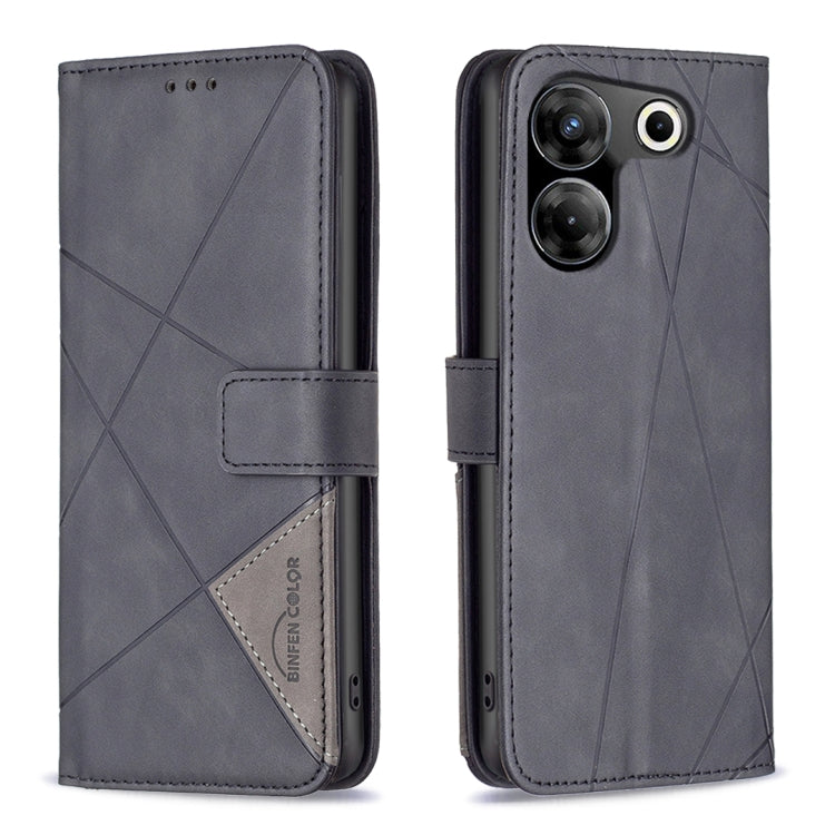 Magnetic Buckle Rhombus Texture Leather Phone Case, For Tecno Spark 30C, For Tecno Spark Go 1 / Pop 9, For Tecno Spark 20 Pro 5G, For Tecno Pova 6 Neo, For Tecno Pova 6/6 Pro 5G, For Tecno Camon 30 Premier 5G, For Tecno Spark 20 Pro                    ...