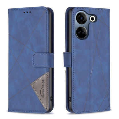 Magnetic Buckle Rhombus Texture Leather Phone Case, For Tecno Spark 30C, For Tecno Spark Go 1 / Pop 9, For Tecno Spark 20 Pro 5G, For Tecno Pova 6 Neo, For Tecno Pova 6/6 Pro 5G, For Tecno Camon 30 Premier 5G, For Tecno Spark 20 Pro                    ...