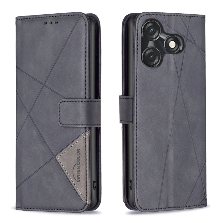 Magnetic Buckle Rhombus Texture Leather Phone Case, For Tecno Spark 30C, For Tecno Spark Go 1 / Pop 9, For Tecno Spark 20 Pro 5G, For Tecno Pova 6 Neo, For Tecno Pova 6/6 Pro 5G, For Tecno Camon 30 Premier 5G, For Tecno Spark 20 Pro                    ...