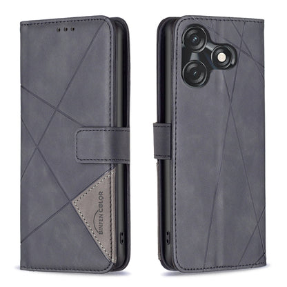 Magnetic Buckle Rhombus Texture Leather Phone Case, For Tecno Spark 30C, For Tecno Spark Go 1 / Pop 9, For Tecno Spark 20 Pro 5G, For Tecno Pova 6 Neo, For Tecno Pova 6/6 Pro 5G, For Tecno Camon 30 Premier 5G, For Tecno Spark 20 Pro                    ...