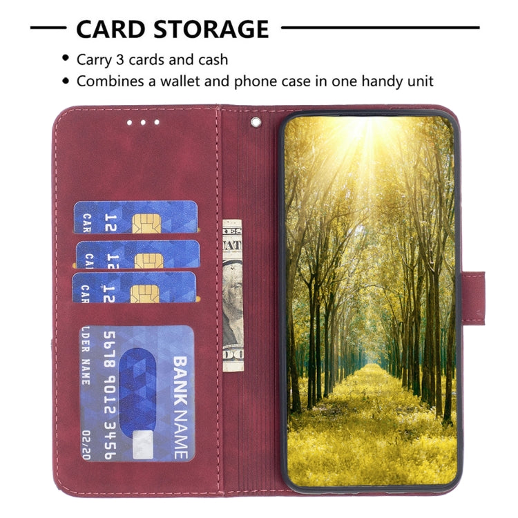 Magnetic Buckle Rhombus Texture Leather Phone Case, For Tecno Spark 10 4G, For Tecno Spark Go 2023/Pop 7 Pro, For Tecno Spark 10 Pro