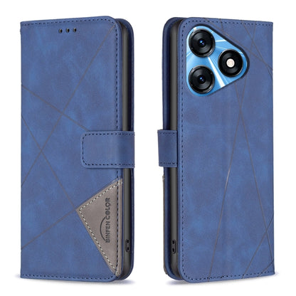 Magnetic Buckle Rhombus Texture Leather Phone Case, For Tecno Spark 10 4G, For Tecno Spark Go 2023/Pop 7 Pro, For Tecno Spark 10 Pro