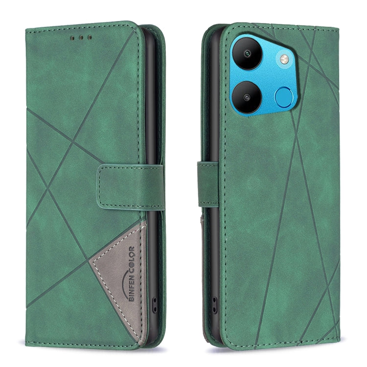 Magnetic Buckle Rhombus Texture Leather Phone Case, For Tecno Spark 10 4G, For Tecno Spark Go 2023/Pop 7 Pro, For Tecno Spark 10 Pro