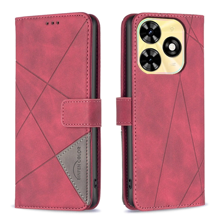 Magnetic Buckle Rhombus Texture Leather Phone Case, For Tecno Spark 30C, For Tecno Spark Go 1 / Pop 9, For Tecno Spark 20 Pro 5G, For Tecno Pova 6 Neo, For Tecno Pova 6/6 Pro 5G, For Tecno Camon 30 Premier 5G, For Tecno Spark 20 Pro                    ...