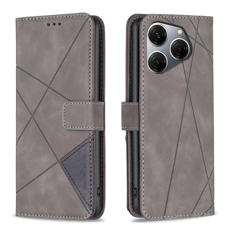 Magnetic Buckle Rhombus Texture Leather Phone Case, For Tecno Spark 30C, For Tecno Spark Go 1 / Pop 9, For Tecno Spark 20 Pro 5G, For Tecno Pova 6 Neo, For Tecno Pova 6/6 Pro 5G, For Tecno Camon 30 Premier 5G, For Tecno Spark 20 Pro                    ...