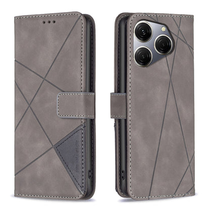 Magnetic Buckle Rhombus Texture Leather Phone Case, For Tecno Spark 30C, For Tecno Spark Go 1 / Pop 9, For Tecno Spark 20 Pro 5G, For Tecno Pova 6 Neo, For Tecno Pova 6/6 Pro 5G, For Tecno Camon 30 Premier 5G, For Tecno Spark 20 Pro                    ...