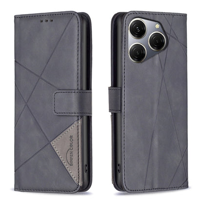 Magnetic Buckle Rhombus Texture Leather Phone Case, For Tecno Spark 30C, For Tecno Spark Go 1 / Pop 9, For Tecno Spark 20 Pro 5G, For Tecno Pova 6 Neo, For Tecno Pova 6/6 Pro 5G, For Tecno Camon 30 Premier 5G, For Tecno Spark 20 Pro                    ...