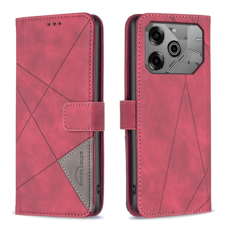 Magnetic Buckle Rhombus Texture Leather Phone Case, For Tecno Spark 30C, For Tecno Spark Go 1 / Pop 9, For Tecno Spark 20 Pro 5G, For Tecno Pova 6 Neo, For Tecno Pova 6/6 Pro 5G, For Tecno Camon 30 Premier 5G, For Tecno Spark 20 Pro                    ...