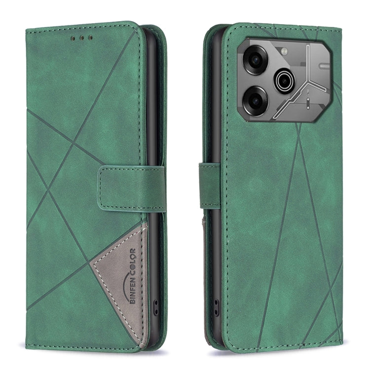 Magnetic Buckle Rhombus Texture Leather Phone Case, For Tecno Spark 30C, For Tecno Spark Go 1 / Pop 9, For Tecno Spark 20 Pro 5G, For Tecno Pova 6 Neo, For Tecno Pova 6/6 Pro 5G, For Tecno Camon 30 Premier 5G, For Tecno Spark 20 Pro                    ...