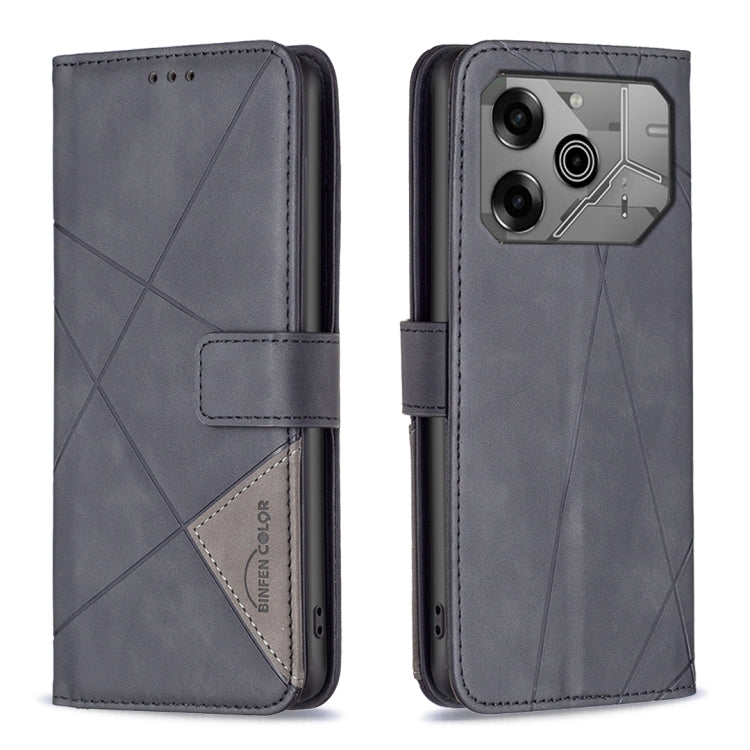 Magnetic Buckle Rhombus Texture Leather Phone Case, For Tecno Spark 30C, For Tecno Spark Go 1 / Pop 9, For Tecno Spark 20 Pro 5G, For Tecno Pova 6 Neo, For Tecno Pova 6/6 Pro 5G, For Tecno Camon 30 Premier 5G, For Tecno Spark 20 Pro                    ...