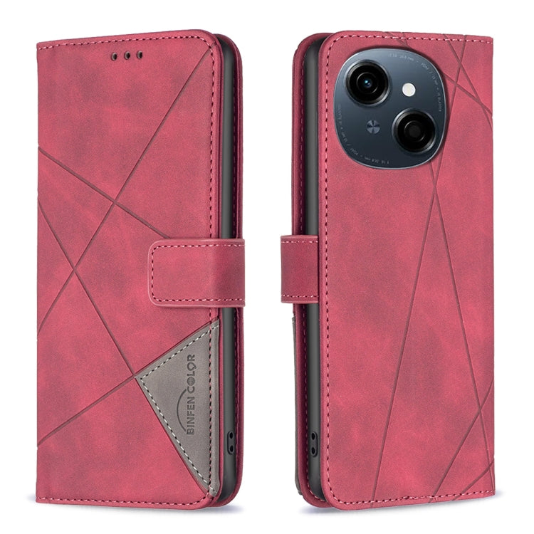 Magnetic Buckle Rhombus Texture Leather Phone Case, For Tecno Spark 30C, For Tecno Spark Go 1 / Pop 9, For Tecno Spark 20 Pro 5G, For Tecno Pova 6 Neo, For Tecno Pova 6/6 Pro 5G, For Tecno Camon 30 Premier 5G, For Tecno Spark 20 Pro                    ...
