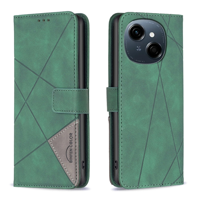 Magnetic Buckle Rhombus Texture Leather Phone Case, For Tecno Spark 30C, For Tecno Spark Go 1 / Pop 9, For Tecno Spark 20 Pro 5G, For Tecno Pova 6 Neo, For Tecno Pova 6/6 Pro 5G, For Tecno Camon 30 Premier 5G, For Tecno Spark 20 Pro                    ...