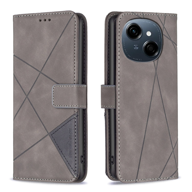 Magnetic Buckle Rhombus Texture Leather Phone Case, For Tecno Spark 30C, For Tecno Spark Go 1 / Pop 9, For Tecno Spark 20 Pro 5G, For Tecno Pova 6 Neo, For Tecno Pova 6/6 Pro 5G, For Tecno Camon 30 Premier 5G, For Tecno Spark 20 Pro                    ...