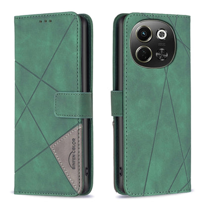 Magnetic Buckle Rhombus Texture Leather Phone Case, For Tecno Pova Curve 2 5G, For Tecno Spark 50 4G, For Tecno Camon 50 Pro 4G, For Tecno Camon 50 4G, For Tecno Spark Go 3, For Tecno Pova 7 Pro 5G, For Tecno Spark 40 Pro 4G, For Tecno Spark 40 4G     ...