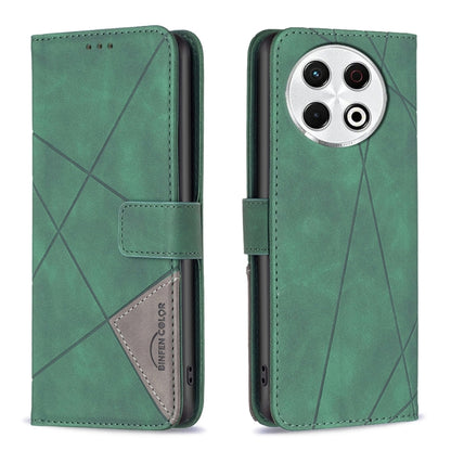 Magnetic Buckle Rhombus Texture Leather Phone Case, For Tecno Pova Curve 2 5G, For Tecno Spark 50 4G, For Tecno Camon 50 Pro 4G, For Tecno Camon 50 4G, For Tecno Spark Go 3, For Tecno Pova 7 Pro 5G, For Tecno Spark 40 Pro 4G, For Tecno Spark 40 4G     ...