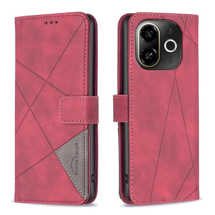 Magnetic Buckle Rhombus Texture Leather Phone Case, For Tecno Pova Curve 2 5G, For Tecno Spark 50 4G, For Tecno Camon 50 Pro 4G, For Tecno Camon 50 4G, For Tecno Spark Go 3, For Tecno Pova 7 Pro 5G, For Tecno Spark 40 Pro 4G, For Tecno Spark 40 4G     ...