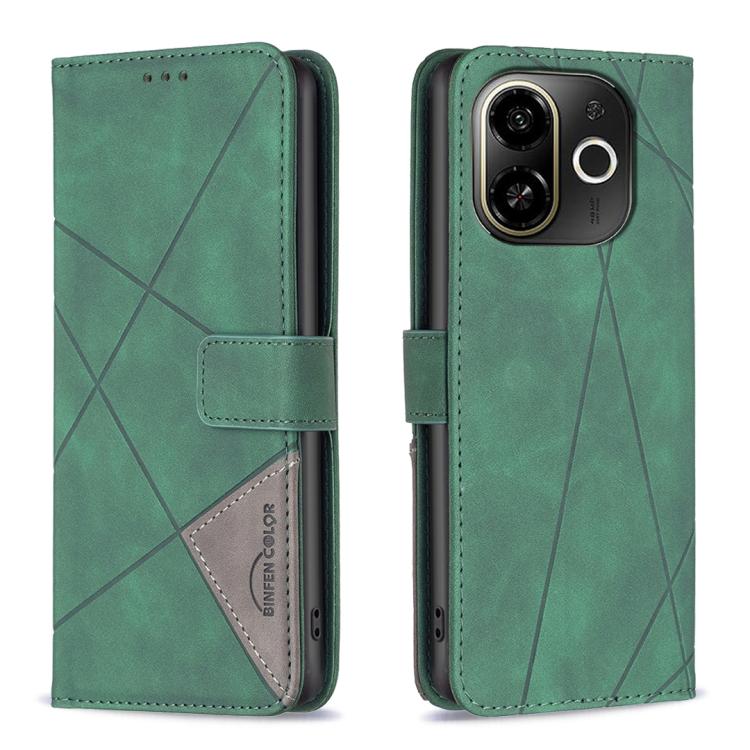 Magnetic Buckle Rhombus Texture Leather Phone Case, For Tecno Pova Curve 2 5G, For Tecno Spark 50 4G, For Tecno Camon 50 Pro 4G, For Tecno Camon 50 4G, For Tecno Spark Go 3, For Tecno Pova 7 Pro 5G, For Tecno Spark 40 Pro 4G, For Tecno Spark 40 4G     ...