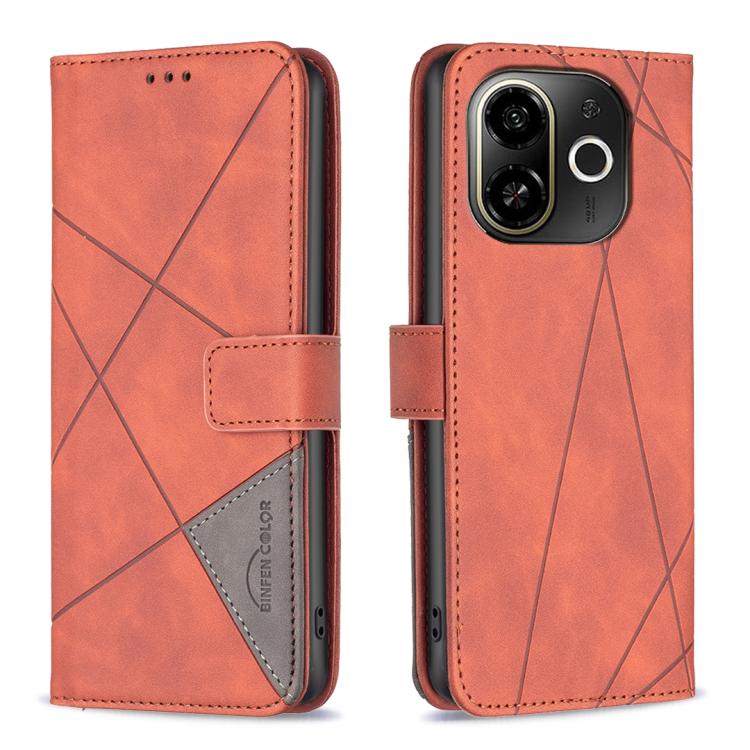 Magnetic Buckle Rhombus Texture Leather Phone Case, For Tecno Pova Curve 2 5G, For Tecno Spark 50 4G, For Tecno Camon 50 Pro 4G, For Tecno Camon 50 4G, For Tecno Spark Go 3, For Tecno Pova 7 Pro 5G, For Tecno Spark 40 Pro 4G, For Tecno Spark 40 4G     ...