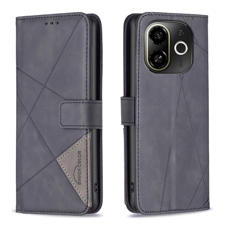 Magnetic Buckle Rhombus Texture Leather Phone Case, For Tecno Pova Curve 2 5G, For Tecno Spark 50 4G, For Tecno Camon 50 Pro 4G, For Tecno Camon 50 4G, For Tecno Spark Go 3, For Tecno Pova 7 Pro 5G, For Tecno Spark 40 Pro 4G, For Tecno Spark 40 4G     ...