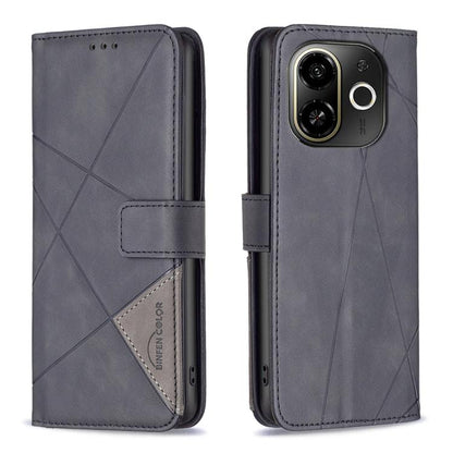 Magnetic Buckle Rhombus Texture Leather Phone Case, For Tecno Pova Curve 2 5G, For Tecno Spark 50 4G, For Tecno Camon 50 Pro 4G, For Tecno Camon 50 4G, For Tecno Spark Go 3, For Tecno Pova 7 Pro 5G, For Tecno Spark 40 Pro 4G, For Tecno Spark 40 4G     ...