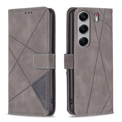 Magnetic Buckle Rhombus Texture Leather Phone Case, For Tecno Pova Curve 2 5G, For Tecno Spark 50 4G, For Tecno Camon 50 Pro 4G, For Tecno Camon 50 4G, For Tecno Spark Go 3, For Tecno Pova 7 Pro 5G, For Tecno Spark 40 Pro 4G, For Tecno Spark 40 4G     ...