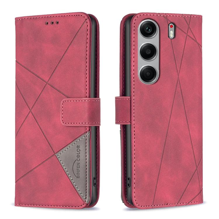 Magnetic Buckle Rhombus Texture Leather Phone Case, For Tecno Pova Curve 2 5G, For Tecno Spark 50 4G, For Tecno Camon 50 Pro 4G, For Tecno Camon 50 4G, For Tecno Spark Go 3, For Tecno Pova 7 Pro 5G, For Tecno Spark 40 Pro 4G, For Tecno Spark 40 4G     ...