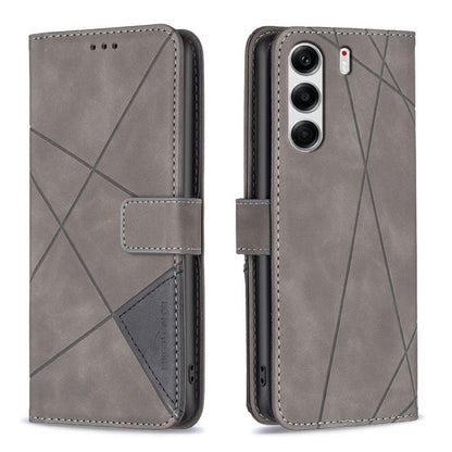 Magnetic Buckle Rhombus Texture Leather Phone Case, For Tecno Pova Curve 2 5G, For Tecno Spark 50 4G, For Tecno Camon 50 Pro 4G, For Tecno Camon 50 4G, For Tecno Spark Go 3, For Tecno Pova 7 Pro 5G, For Tecno Spark 40 Pro 4G, For Tecno Spark 40 4G     ...