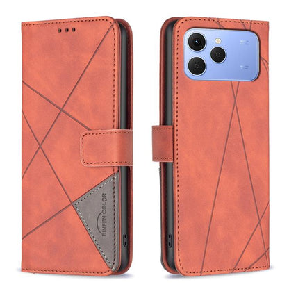 Magnetic Buckle Rhombus Texture Leather Phone Case, For Tecno Pova Curve 2 5G, For Tecno Spark 50 4G, For Tecno Camon 50 Pro 4G, For Tecno Camon 50 4G, For Tecno Spark Go 3, For Tecno Pova 7 Pro 5G, For Tecno Spark 40 Pro 4G, For Tecno Spark 40 4G     ...
