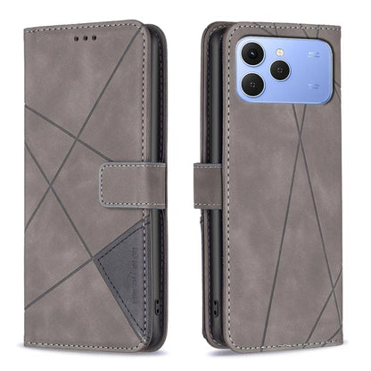 Magnetic Buckle Rhombus Texture Leather Phone Case, For Tecno Pova Curve 2 5G, For Tecno Spark 50 4G, For Tecno Camon 50 Pro 4G, For Tecno Camon 50 4G, For Tecno Spark Go 3, For Tecno Pova 7 Pro 5G, For Tecno Spark 40 Pro 4G, For Tecno Spark 40 4G     ...