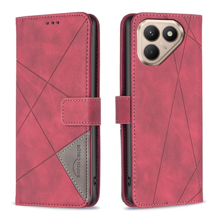 Magnetic Buckle Rhombus Texture Leather Phone Case, For Tecno Pova Curve 2 5G, For Tecno Spark 50 4G, For Tecno Camon 50 Pro 4G, For Tecno Camon 50 4G, For Tecno Spark Go 3, For Tecno Pova 7 Pro 5G, For Tecno Spark 40 Pro 4G, For Tecno Spark 40 4G     ...